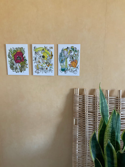 Floral Dreamer 4 Card Pack
